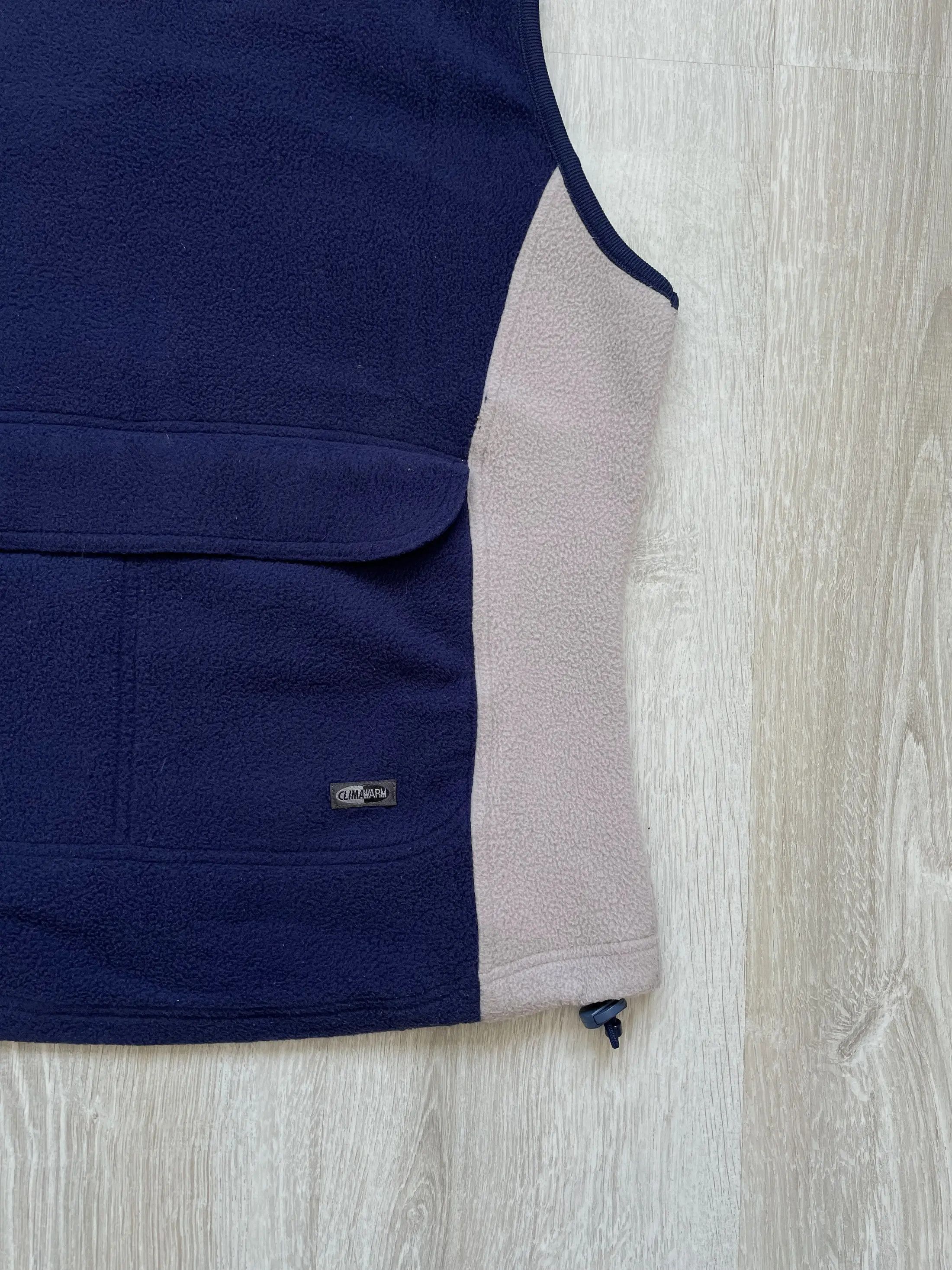 Adidas Vintage 90s Adidas Fleece Track Vest Size US S / EU 44-46 / 1 - 8 Thumbnail