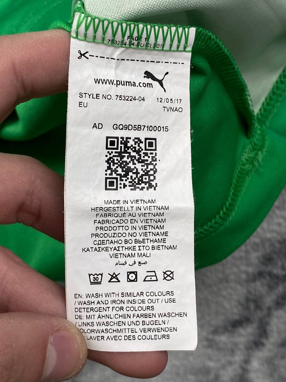 Puma Puma Arsenal 2018 2019 Goalkeeper Third Shirt Soccer Jersey Size US S / EU 44-46 / 1 - 16 Thumbnail