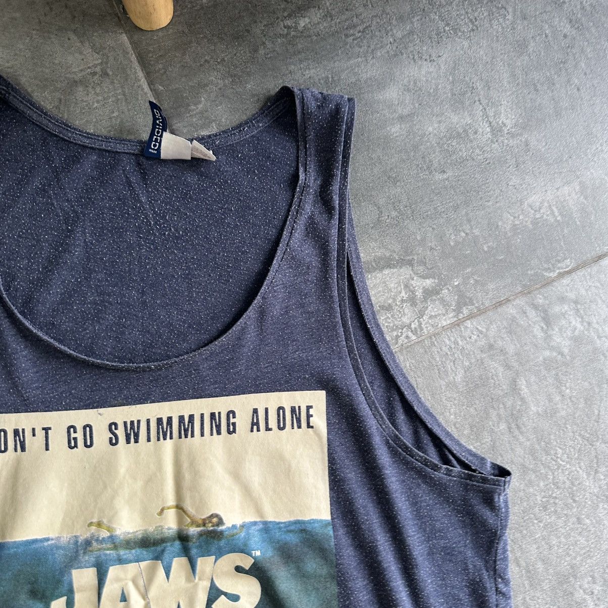 Designer × Vintage Vintage Jaws Tank Top Sleeveless Big Logo Movie Y2K Size US L / EU 52-54 / 3 - 5 Thumbnail