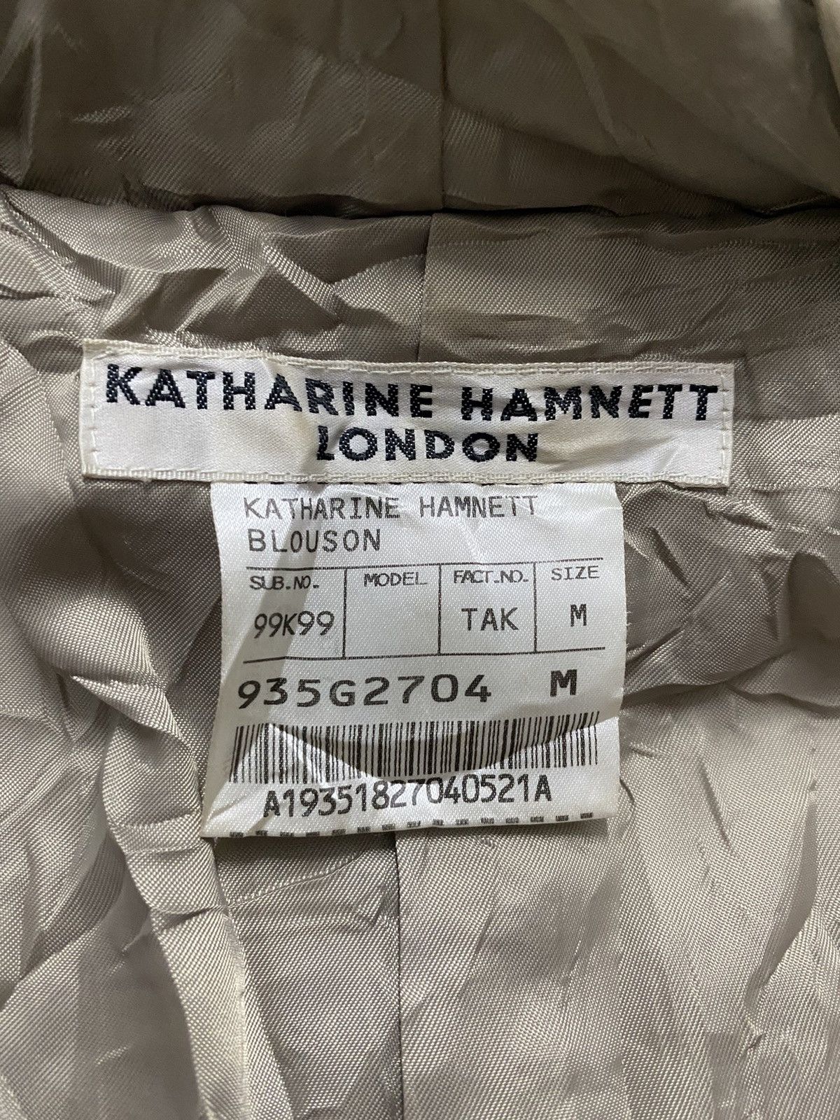 Katharine Hamnett London Katharine Hamnett London Goat Skin / Leather Jacket Size US S / EU 44-46 / 1 - 17 Thumbnail