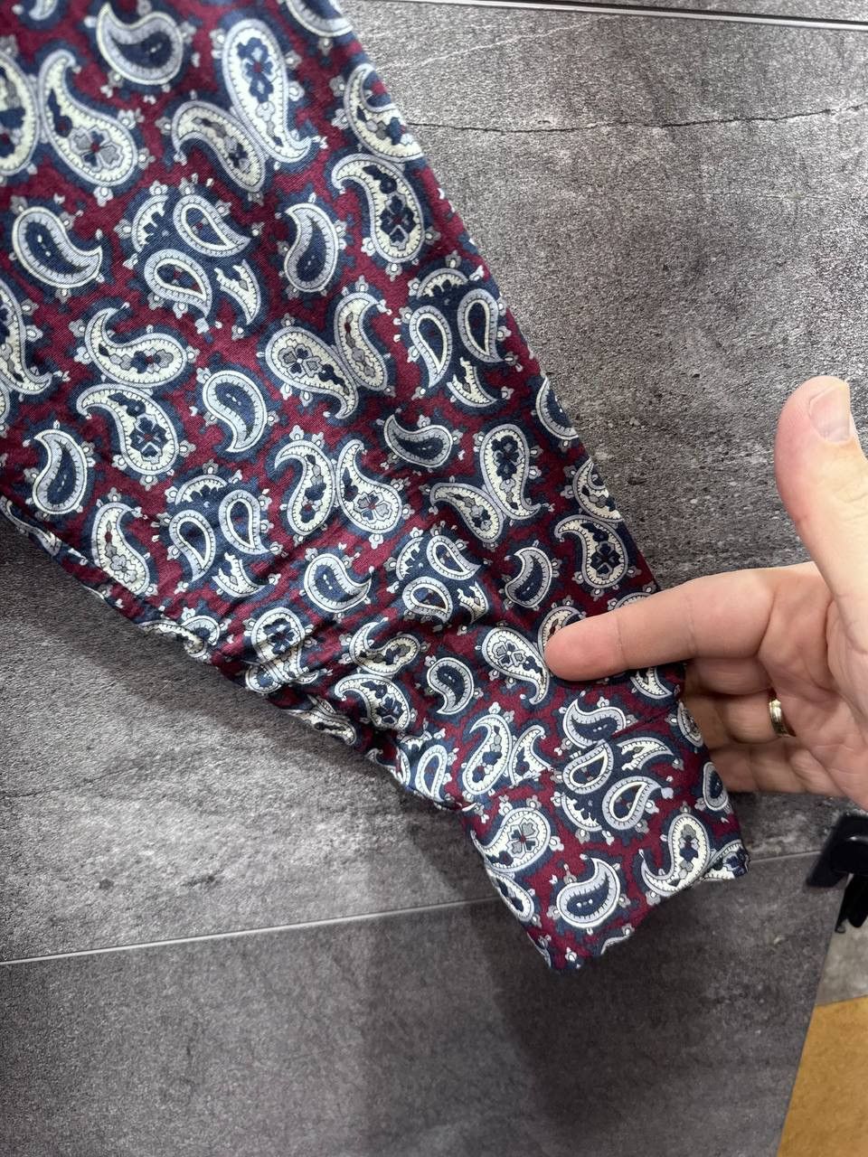 Other POP London Mens Shirt Paisley Long Sleeve Button Up Size S Size US S / EU 44-46 / 1 - 8 Thumbnail