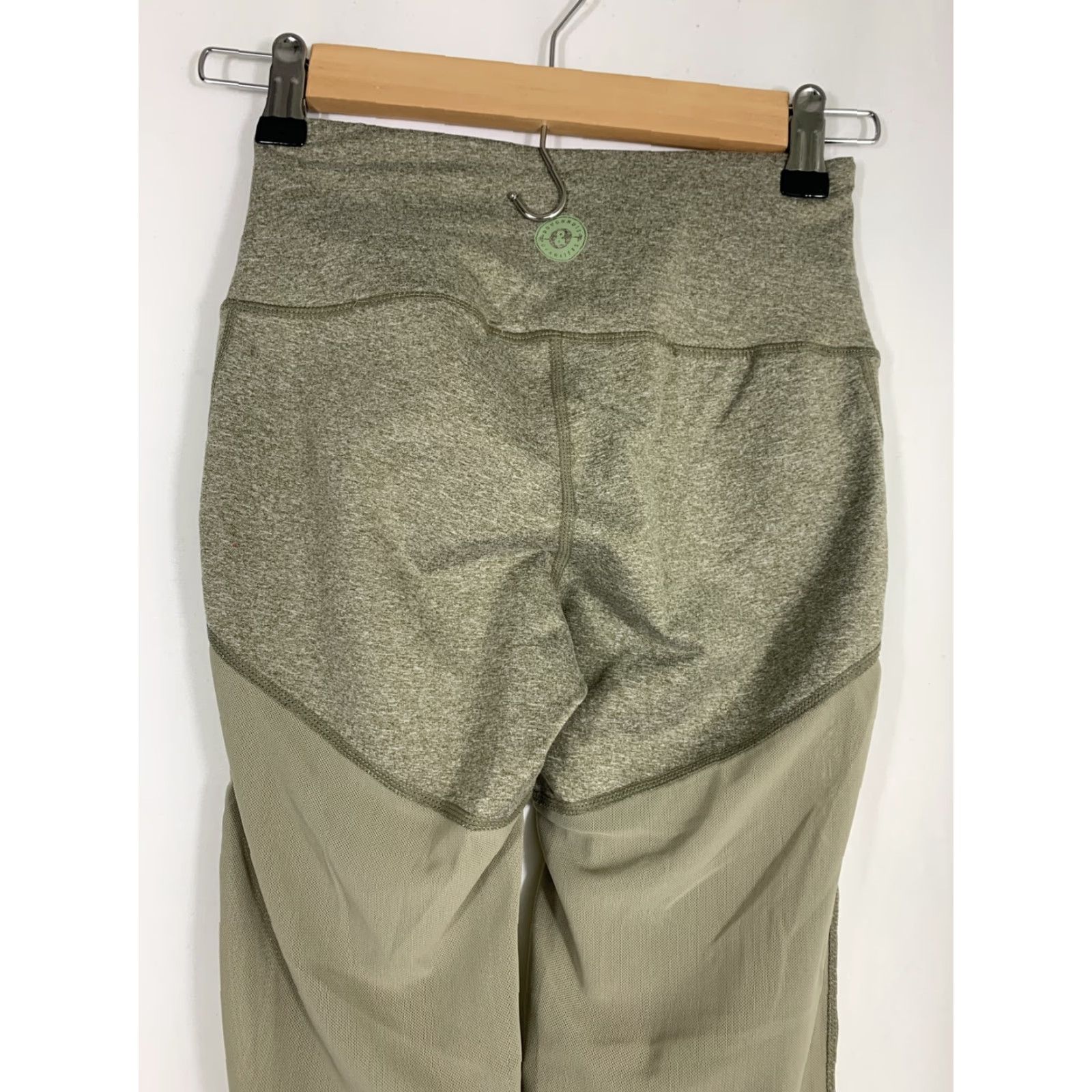 Vintage **Doughnuts And Deadlifts XS Green Leggings Breathable** User: Doughnuts And Deadlifts XS Green Leggings Breathable Size 26" / US 2 / IT 38 - 7 Thumbnail