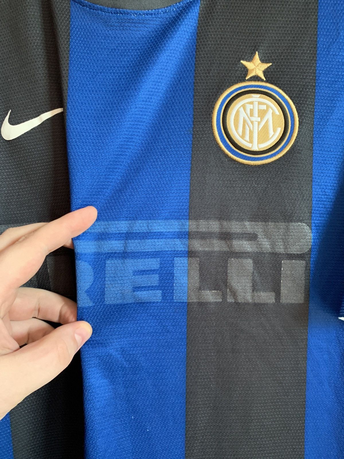 Nike Inter Milan Home Football Shirt Nike Player Issue Jersey L Size US L / EU 52-54 / 3 - 7 Thumbnail