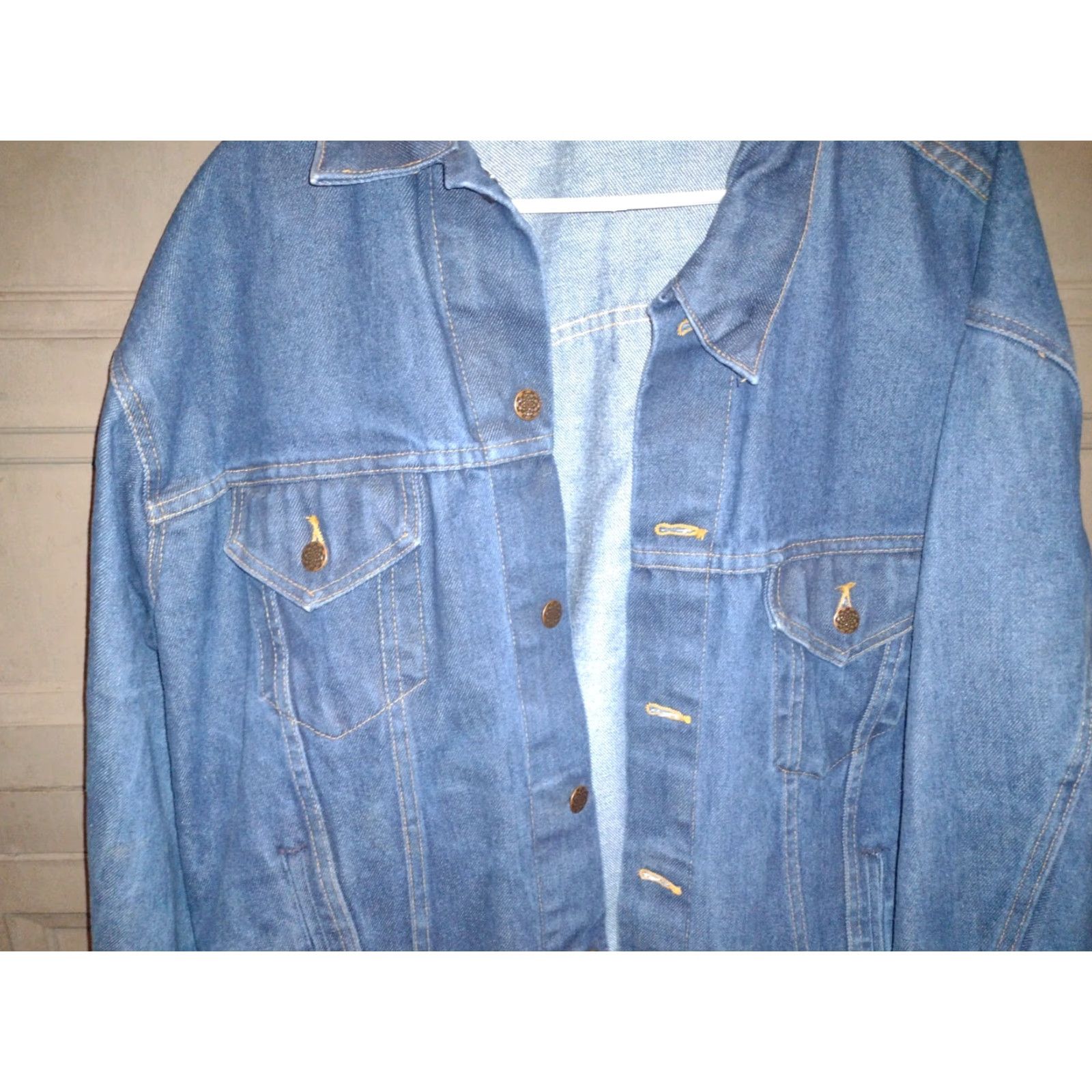 Vintage VINTAGE Big Mac JC Penney Denim Jacket Shirt Men 2XL Blue Trucker 90s Jeans Bomber Style Size US 39 - 4 Thumbnail