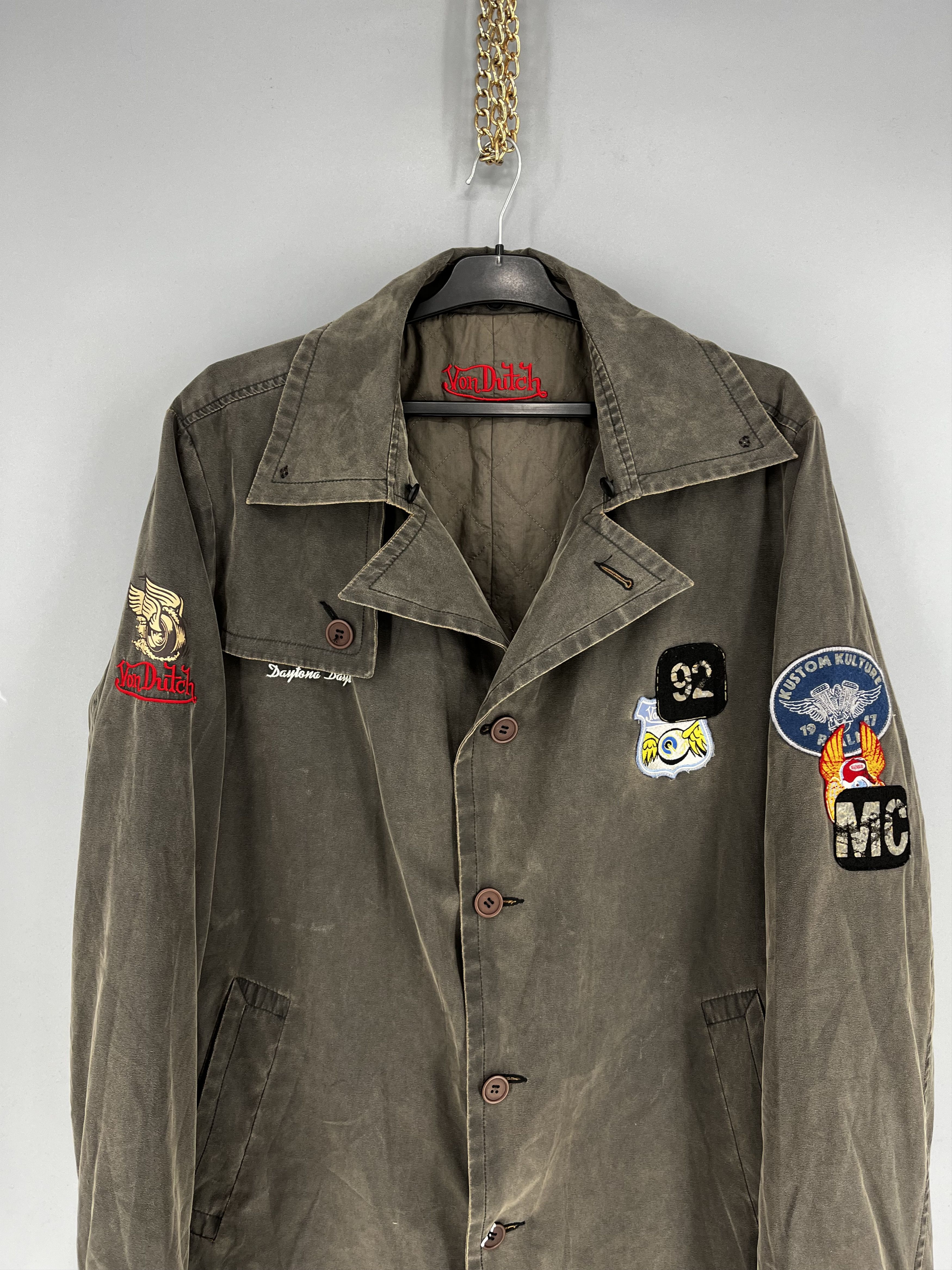Japanese Brand Vintage 90s Von Dutch Coat Parka Jacket Size US XXL / EU 58 / 5 - 6 Thumbnail