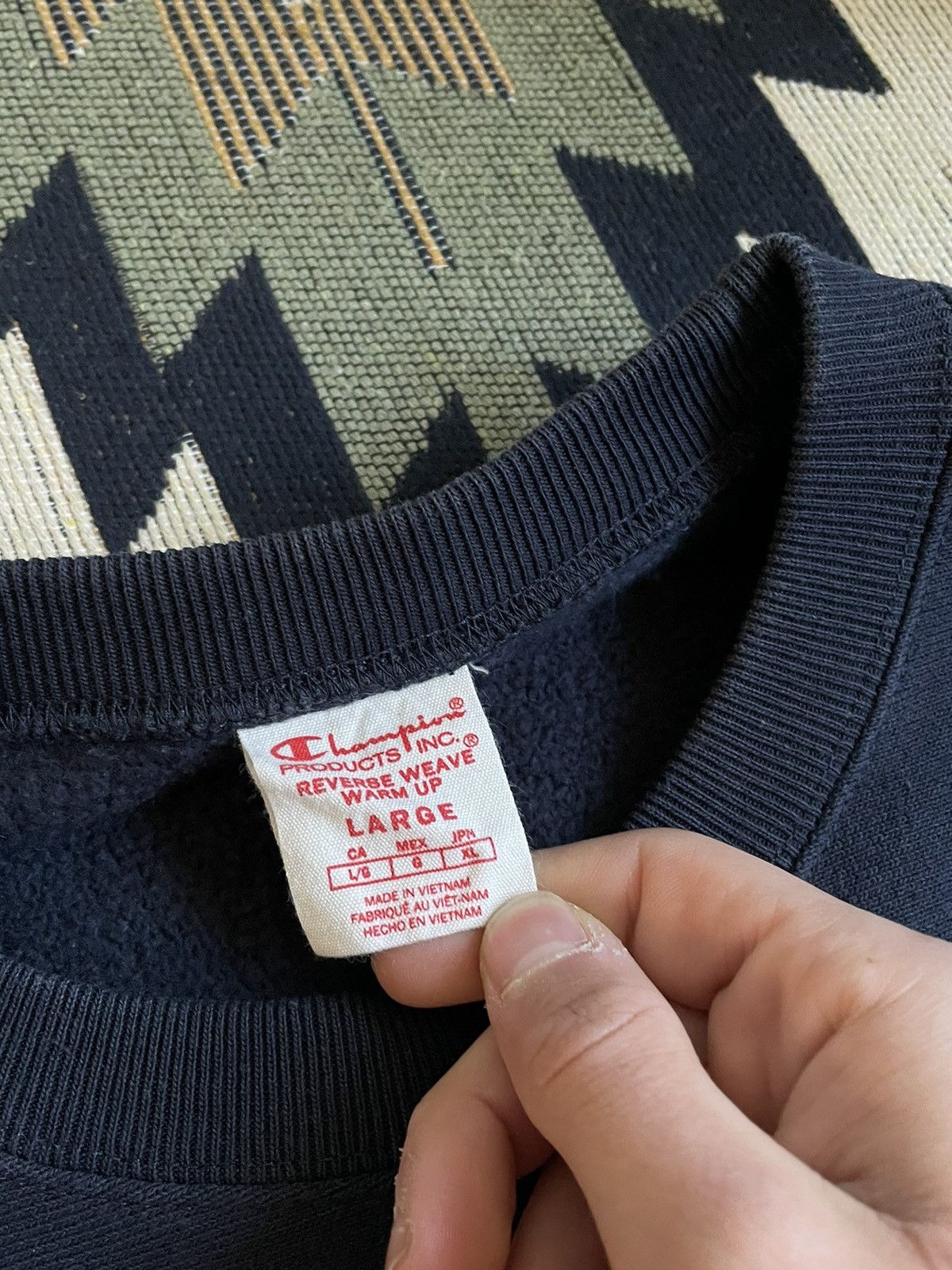 Champion × Vintage Vintage Champion Logo Sweatshirt Size US L / EU 52-54 / 3 - 6 Thumbnail