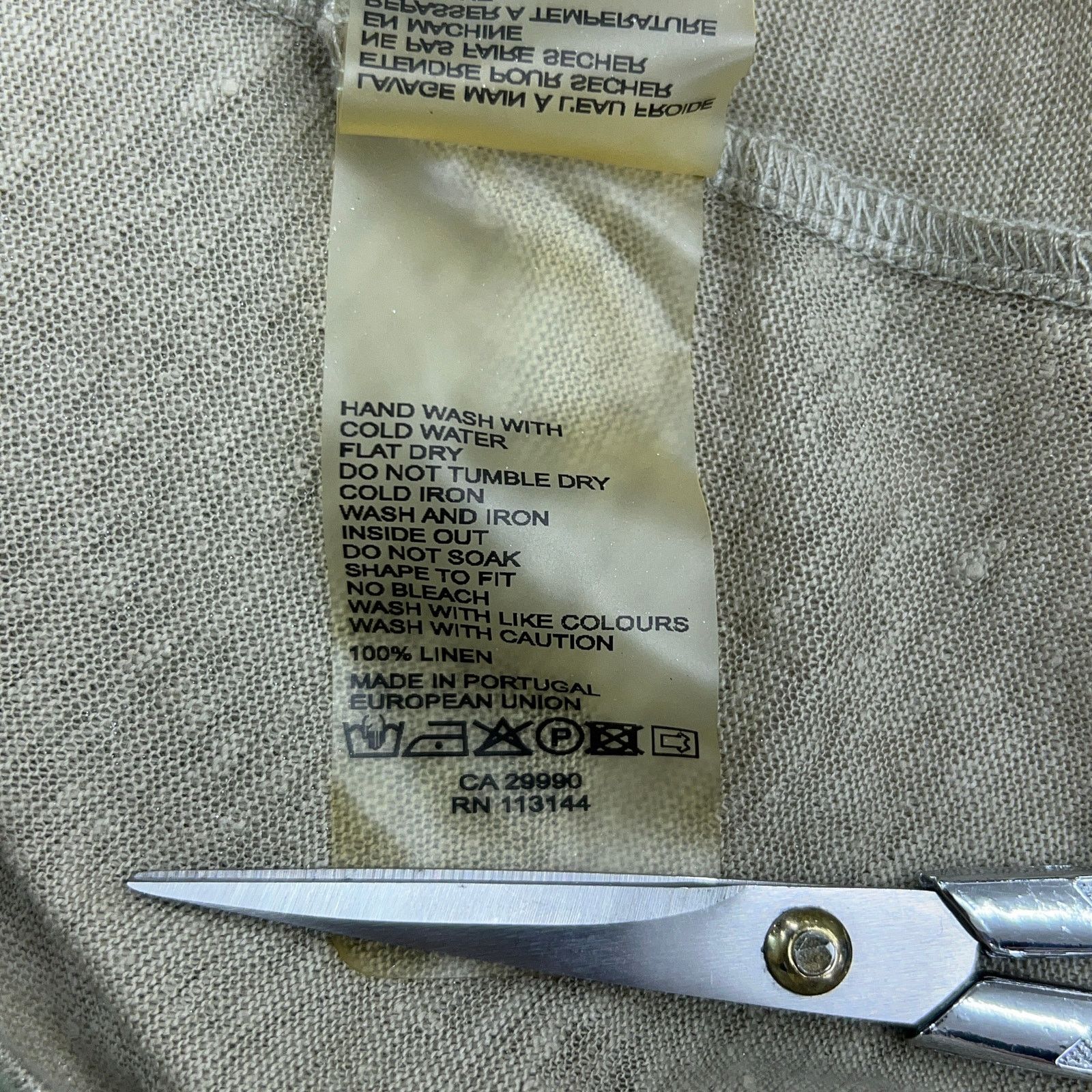 MAJESTIC FILATURES Majestic Paris Size 1 US XS Tank Top Linen Scoop Neck Khaki Size XS / US 0-2 / IT 36-38 - 14 Thumbnail
