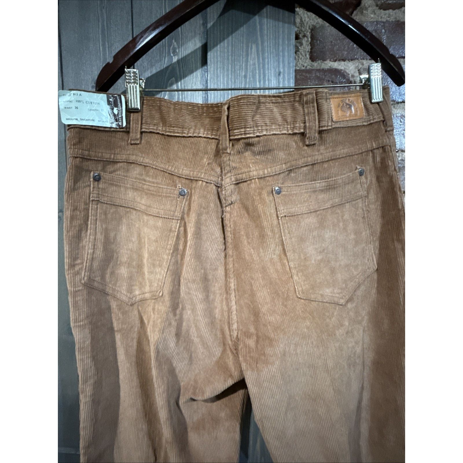 Other Vintage 80s Dead Stock Great Plains Camel Corduroy 36x32 Size US 36 / EU 52 - 2 Thumbnail