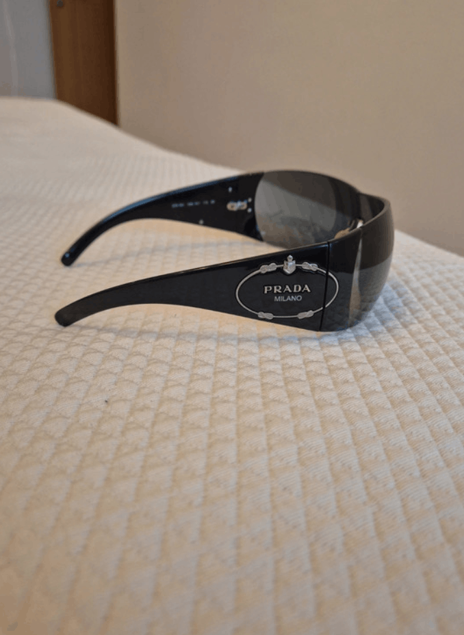 Prada PRADA Sunglasses SPR 16H Sport Red Tab Shield Mask Symbole Size ONE SIZE - 2 Thumbnail