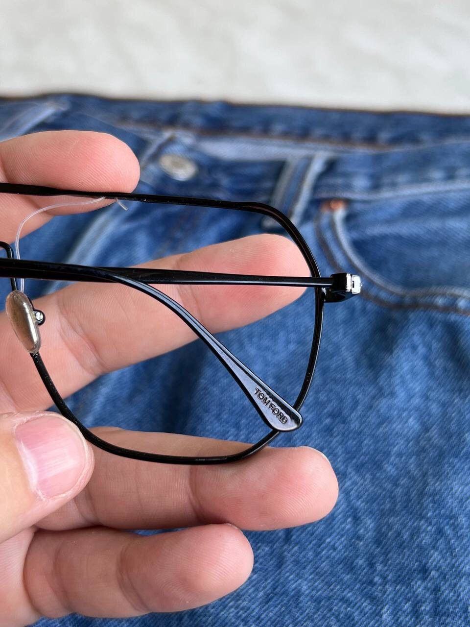Tom Ford Vintage Tom Ford '00s Eyeglasses Sunglasses Frame TF852 10B Size ONE SIZE - 5 Thumbnail
