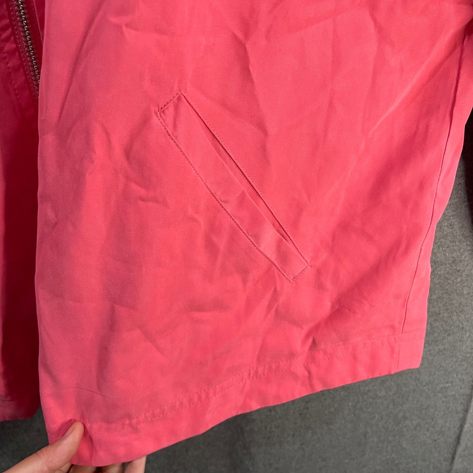 Other Isaac Mizrahi Live! Soho Hooded Jacket Strawberry Pink Large Size L / US 10 / IT 46 - 8 Thumbnail