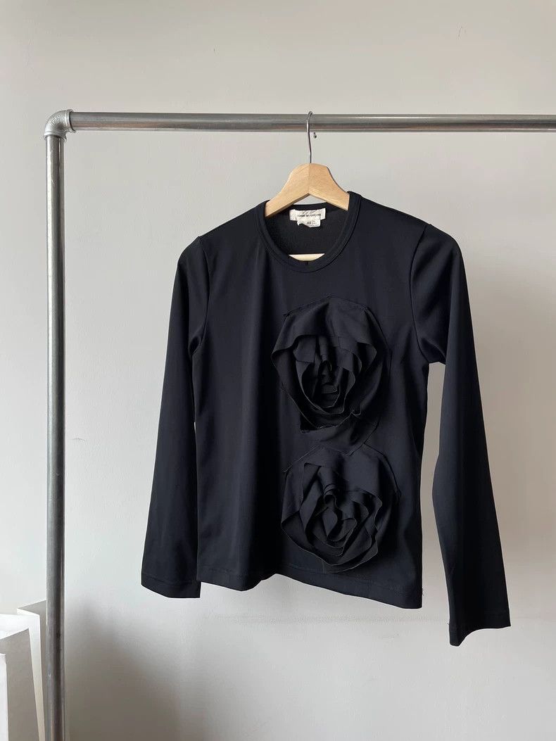 Comme des Garcons Comme Des Garcons Black Rose T-shirt Size XS / US 0-2 / IT 36-38 - 1 Thumbnail
