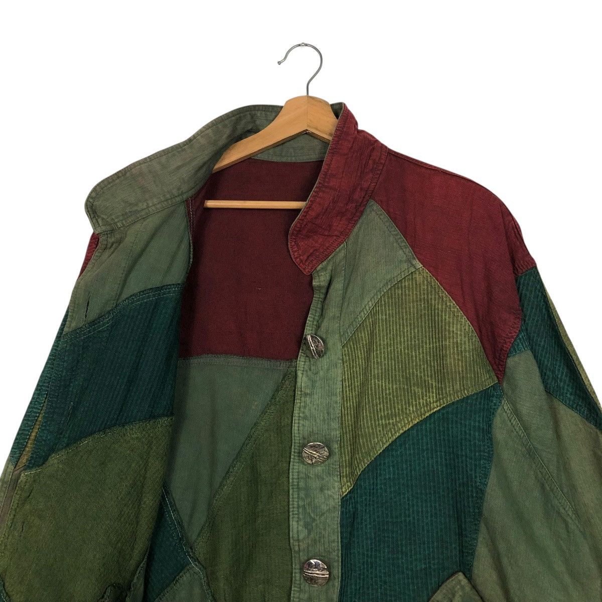 Japanese Brand 🔥VINTAGE PATCHWORK DEISGN JACKET UNBRANDED ISSEY MIYAKE Size US L / EU 52-54 / 3 - 14 Thumbnail