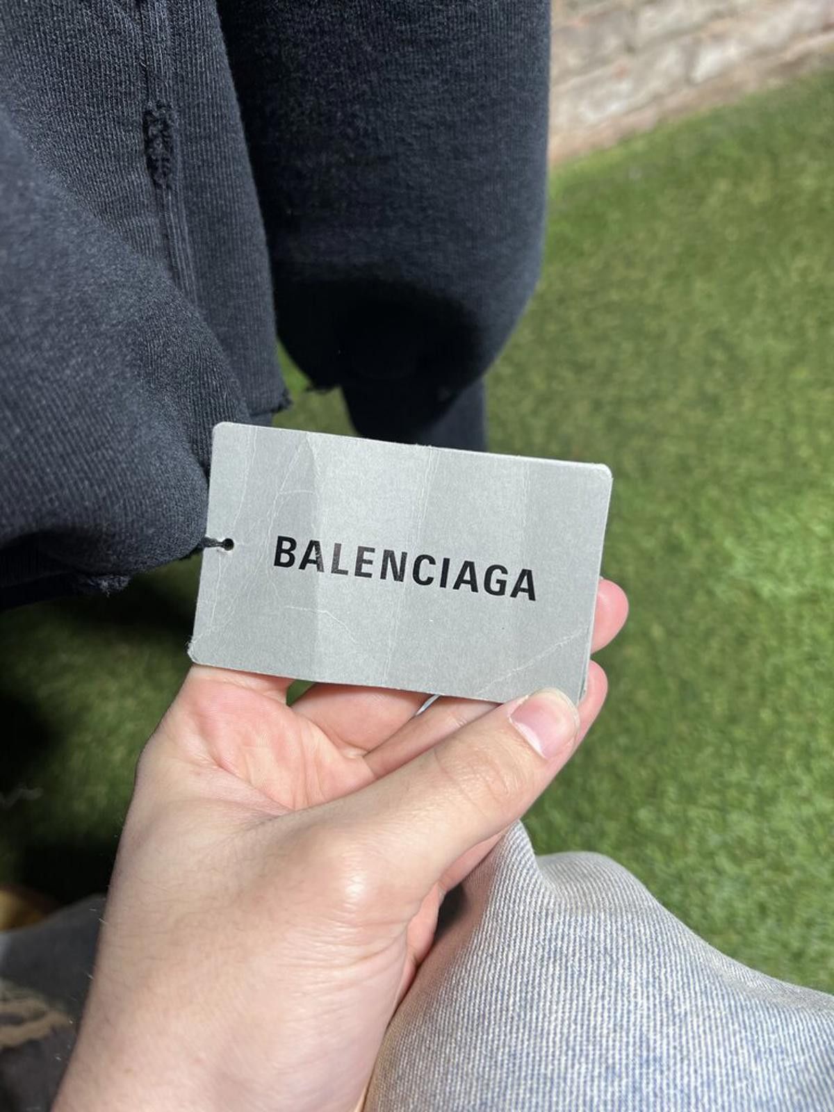 Balenciaga Baleciaga Heavy Darkwave Hoodie Black Sz. S Size US S / EU 44-46 / 1 - 6 Thumbnail