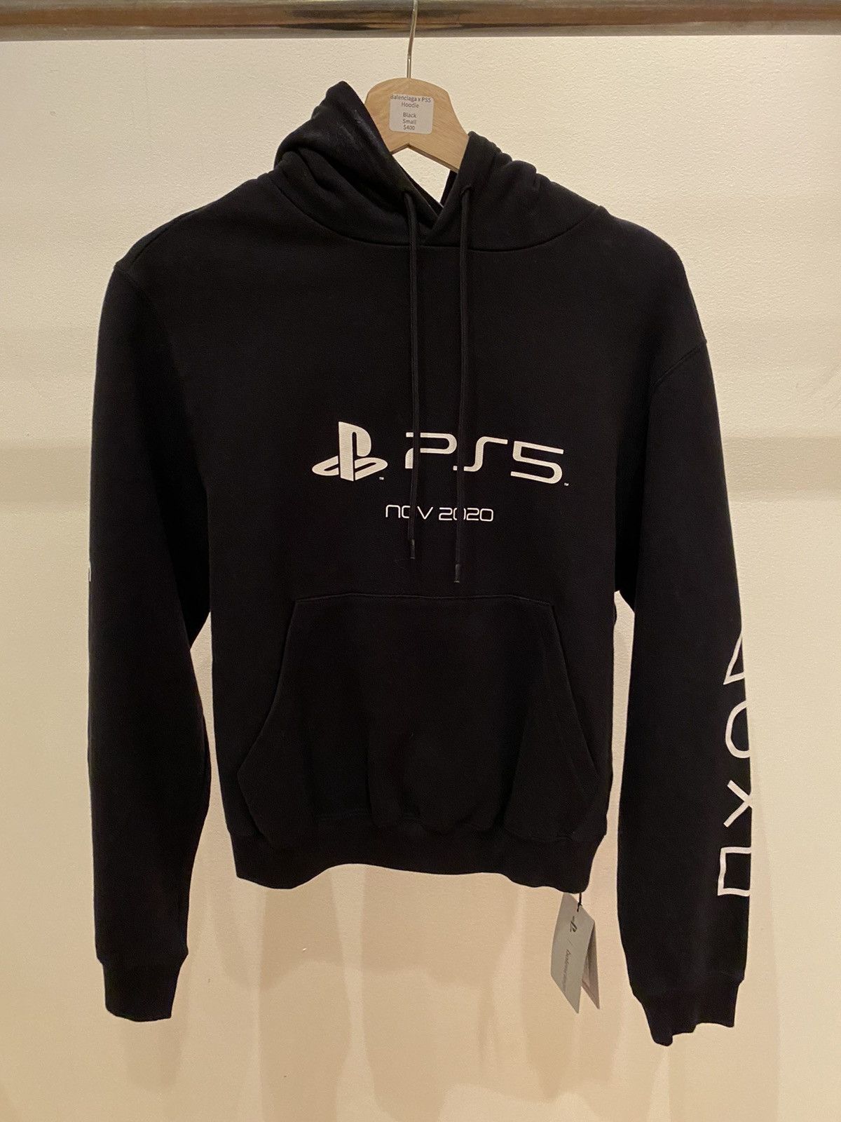 Pre-owned Balenciaga X Playstation Balenciaga Playstation Ps5 Hoodie In Black