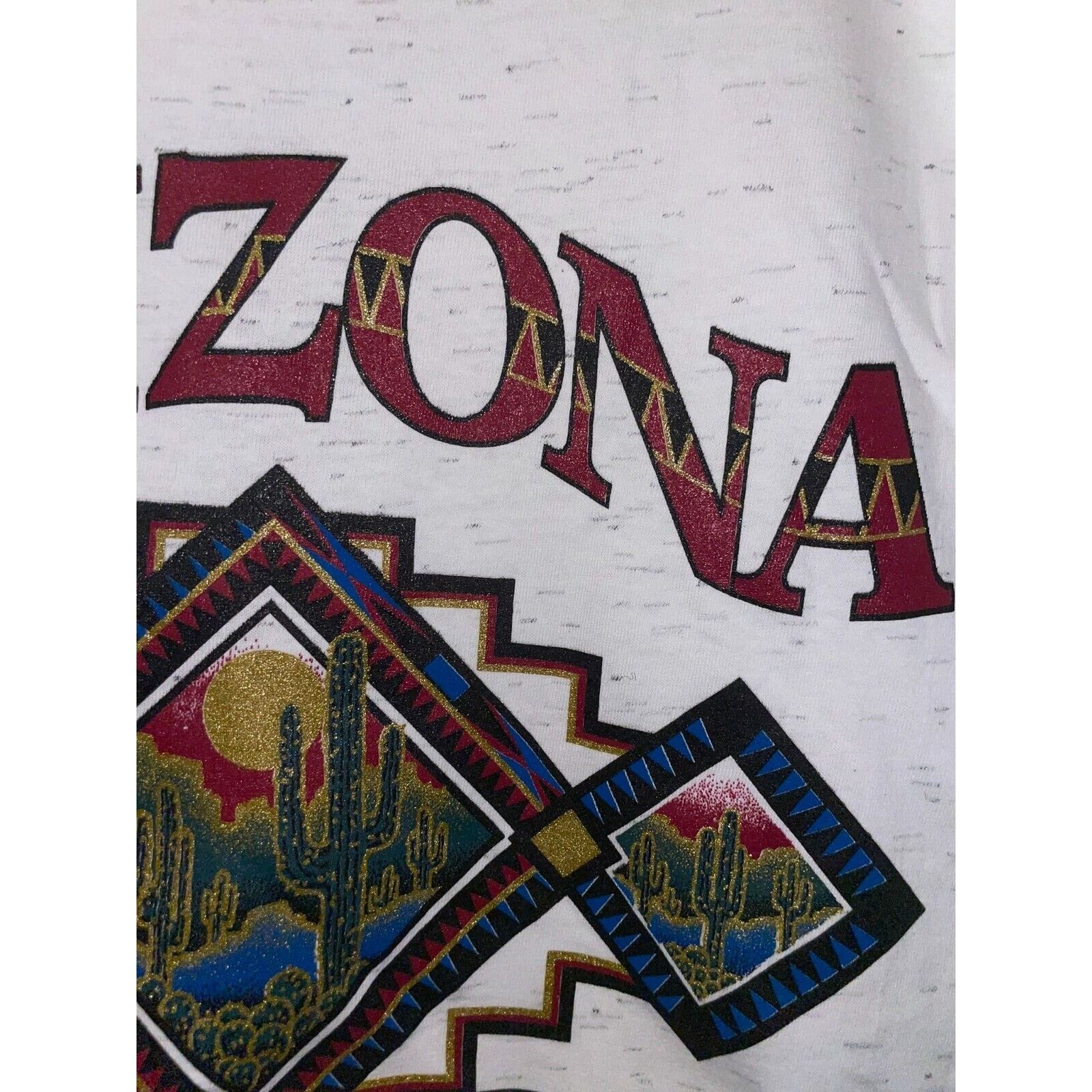 Vintage Vintage Tucson Arizona Shirt Western Speckled White L Tee Size US L / EU 52-54 / 3 - 5 Thumbnail