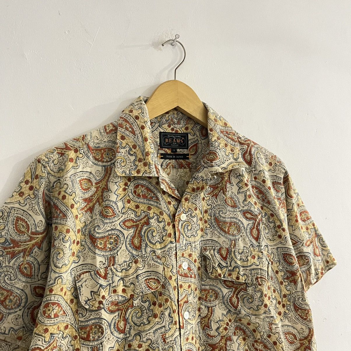 Beams Plus Beams Plus Japan - Paisley Pattern Camp Collar Shirt Size US S / EU 44-46 / 1 - 3 Thumbnail
