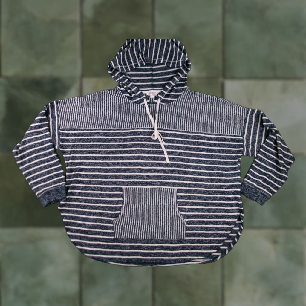 Vintage Secret Treasures Hoodie Women 3X Blue Cozy Lounge Oversized Beachy Causal Size XXL / US 16-18 / IT 52-54 - 1 Thumbnail