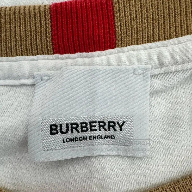 Burberry Burberry White Cotton Long Sleeve T-shirt. Size L / US 10 / IT 46 - 5 Thumbnail