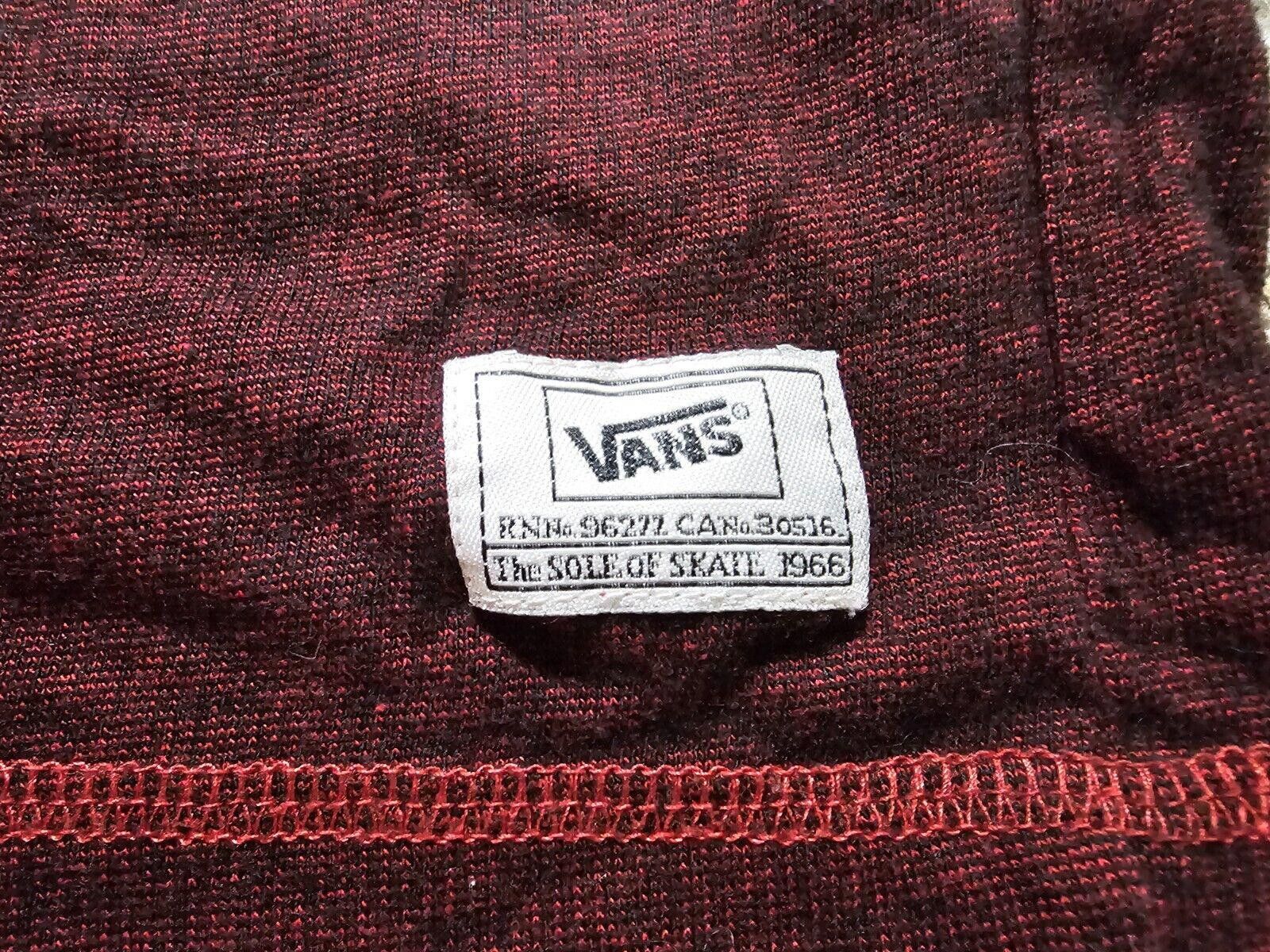 Vans VANS Heritage Red Lightweight Vneck Hoodie Men’s Size M Size US 32 / EU 48 - 9 Thumbnail