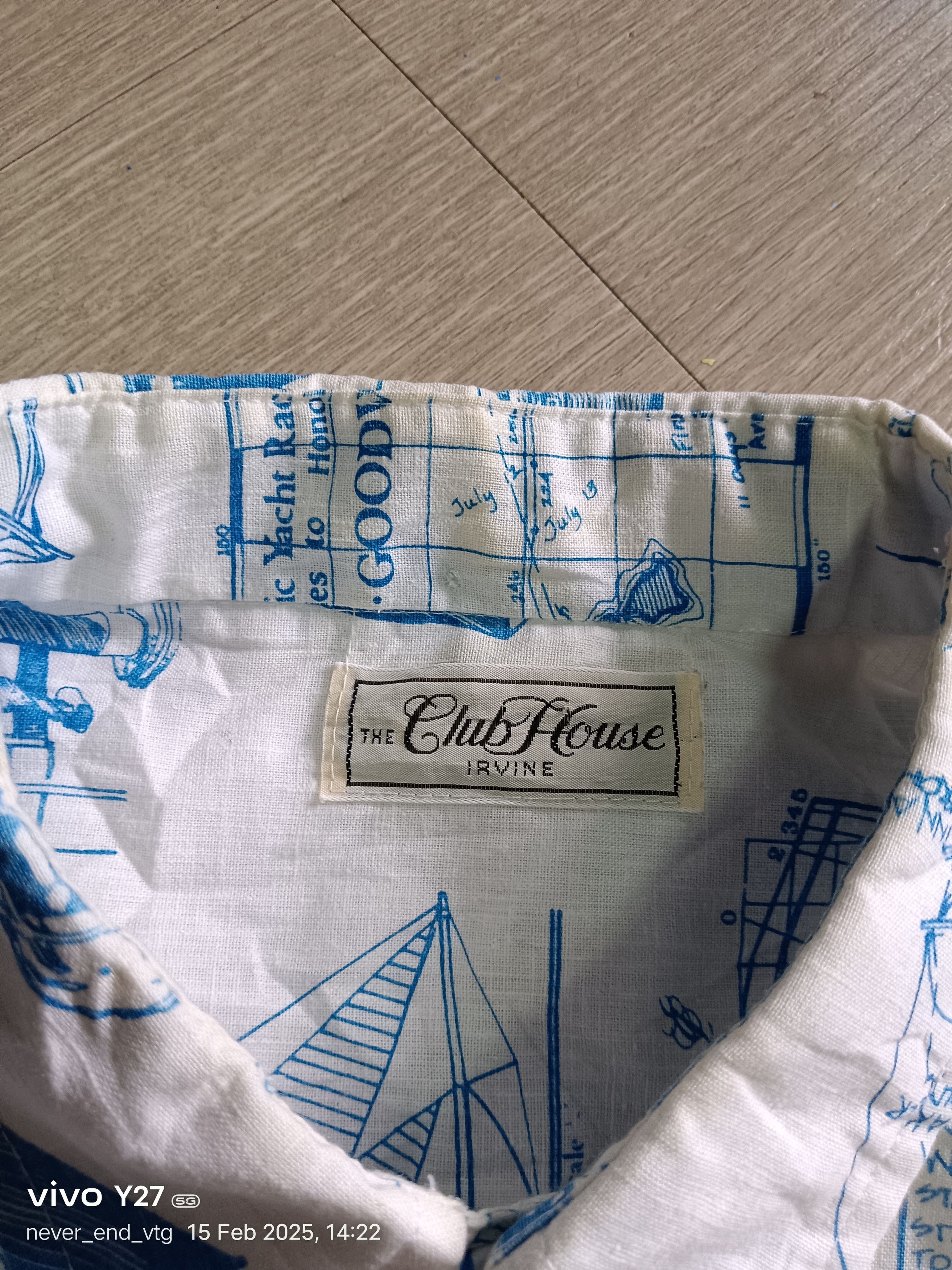 Designer VINTAGE KAHALA TRANSPACIFIC YACTH Size US L / EU 52-54 / 3 - 6 Thumbnail