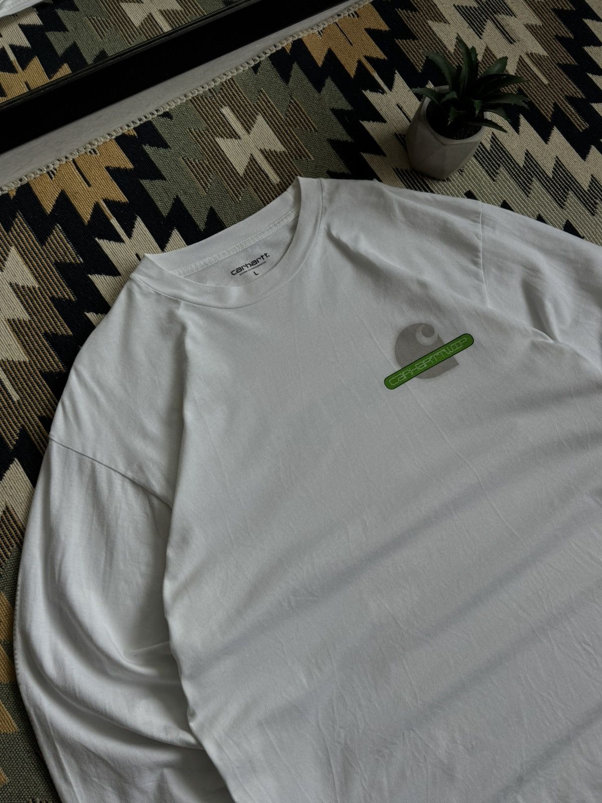 Carhartt Carhartt WIP Big Logo Longsleve Size US L / EU 52-54 / 3 - 11 Thumbnail