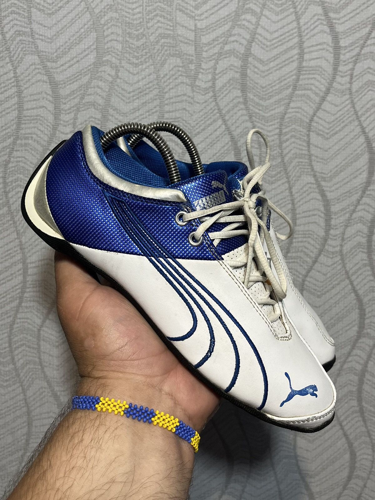 Puma Vintage Puma White Leather Speed Cat Streetwear Sneakers US4 Size US 4 / IT 34 - 1 Thumbnail