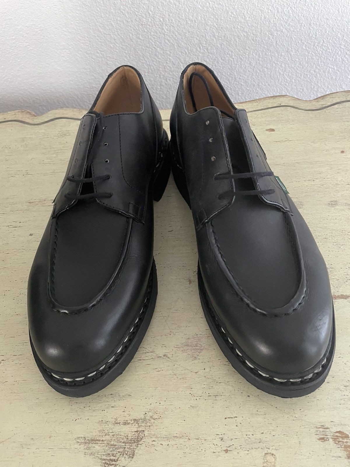 Paraboot Chambord Leather Derby Shoes Size US 11 / EU 44 - 4 Thumbnail