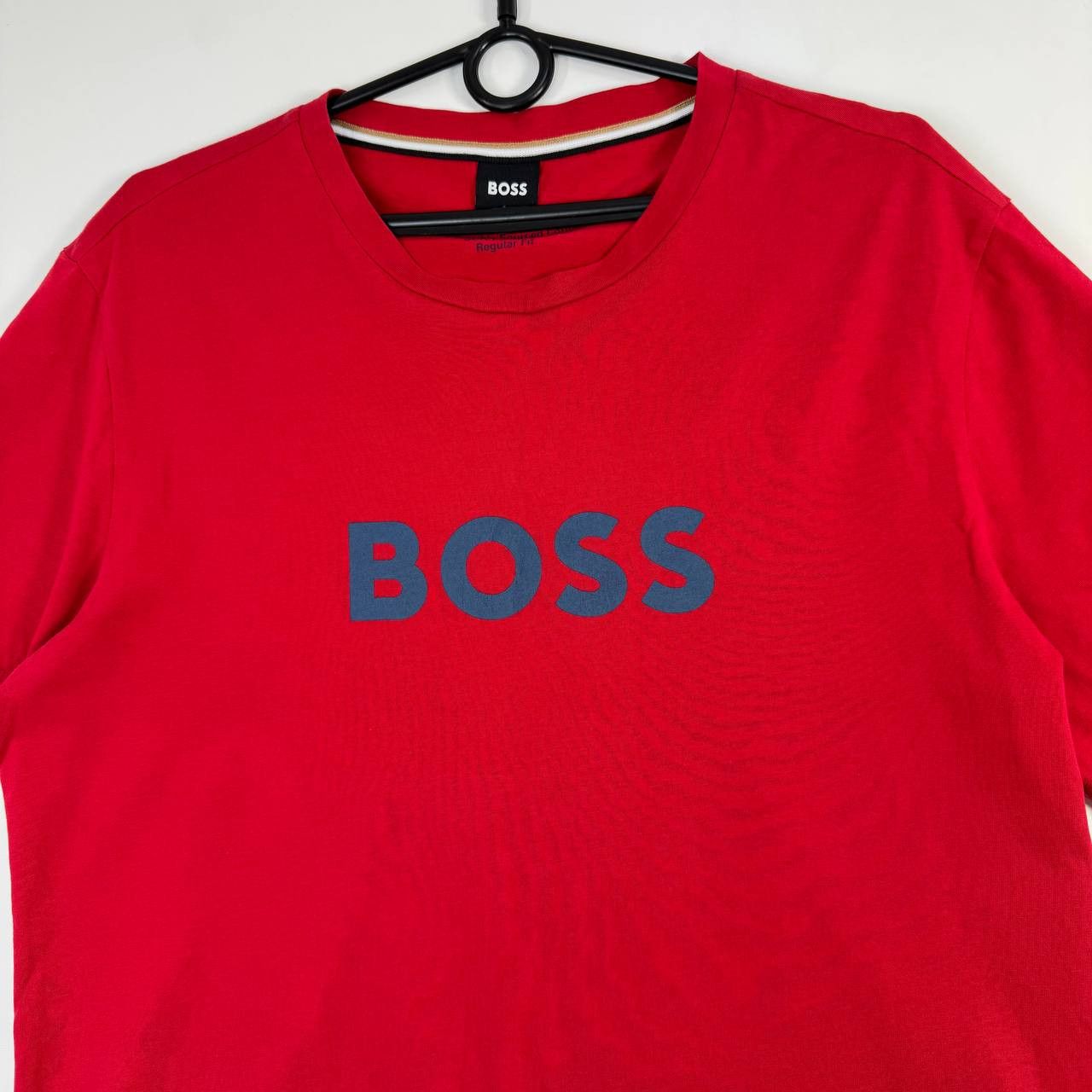 Hugo Boss Hugo Boss Logo T-Shirt Red Mens Size M Size US M / EU 48-50 / 2 - 2 Thumbnail