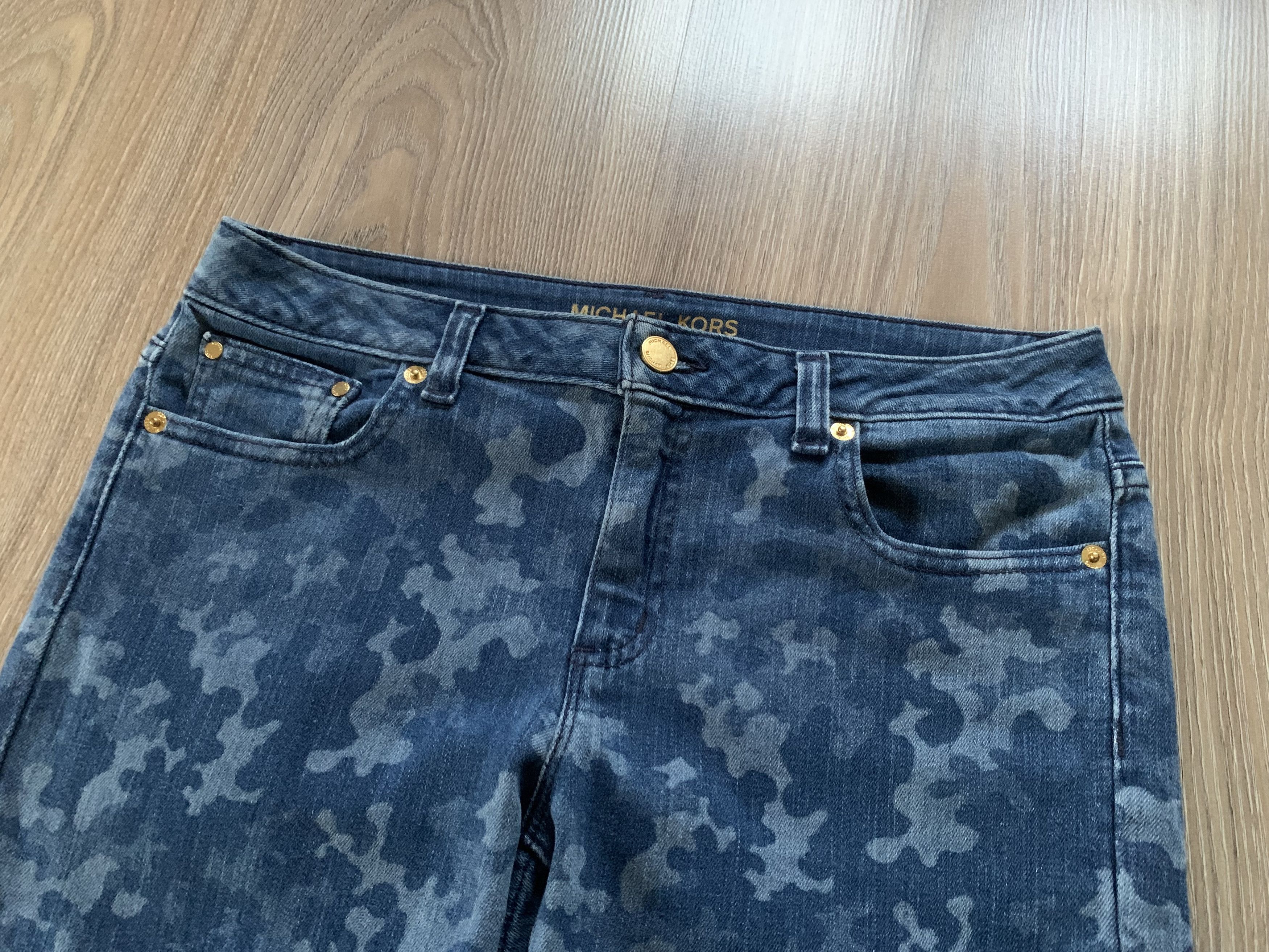 Michael Kors Michael Kors Izzy Cropped Skinny Printed Jeans Size 28" / US 6 / IT 42 - 4 Thumbnail