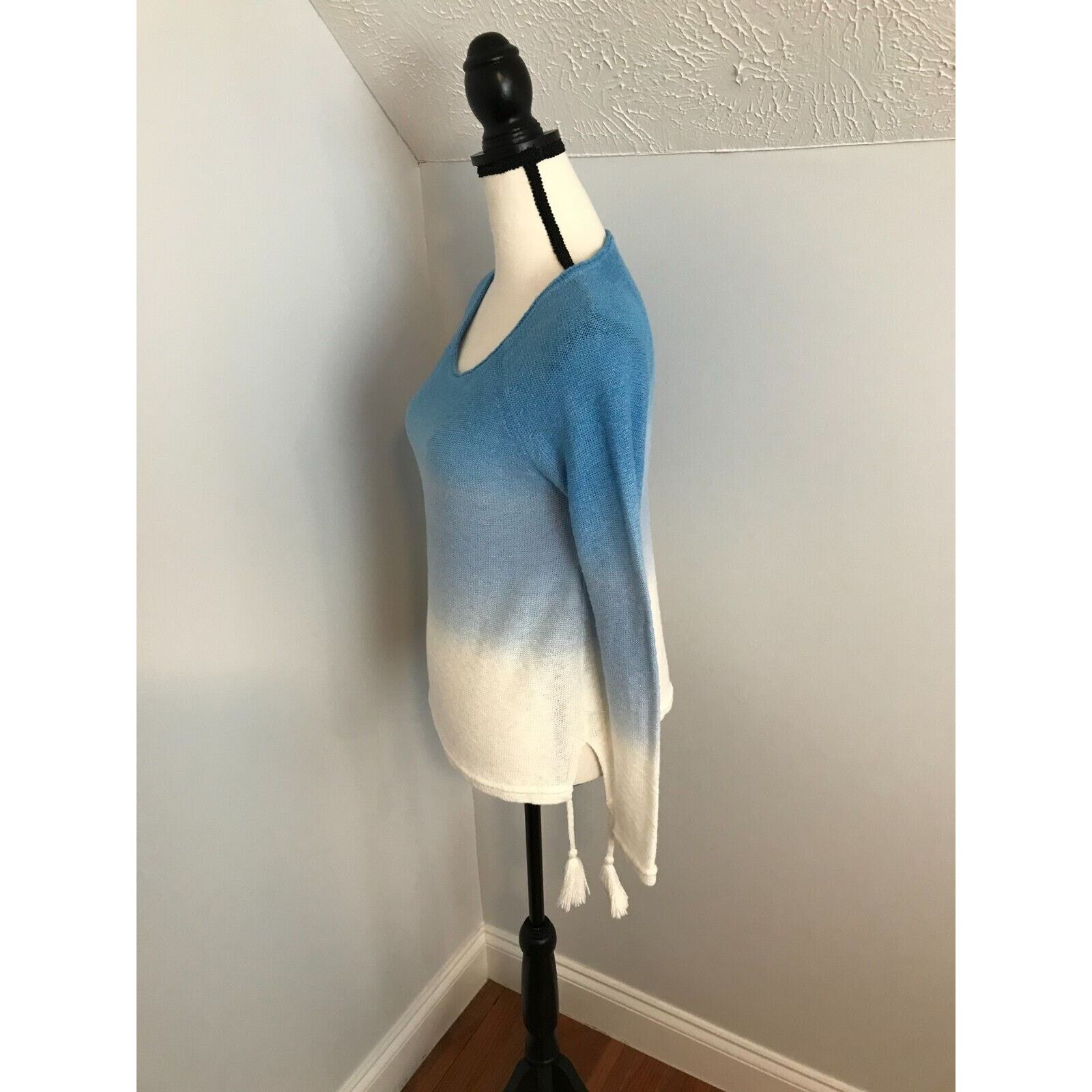 Lilly Pulitzer Lilly Pulitzer Jody Zanzibar Blue Dip Dye Ombre Sweater Size S / US 4 / IT 40 - 2 Thumbnail