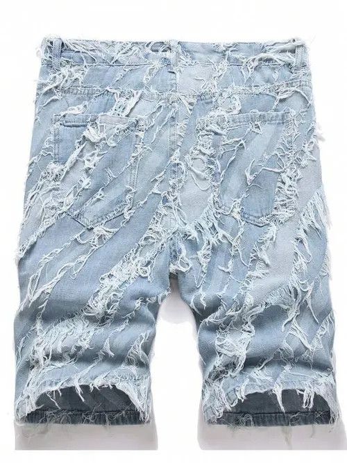 Japanese Brand × Vintage VINTAGE RAW Y2K DRIP denim shorts Size US 36 / EU 52 - 2 Thumbnail