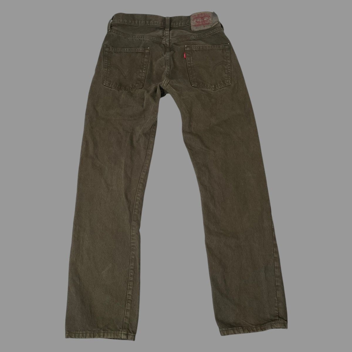 Levi's × Vintage Vintage Levi’s 501 over dyed green denim jeans Size US 31 - 2 Thumbnail