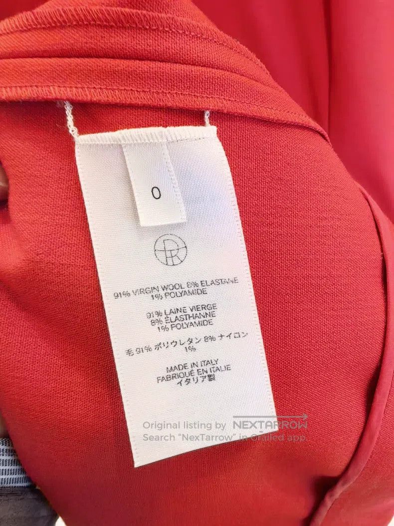 The Row The Row size 0 Red long-sleeved dress Size XS / US 0-2 / IT 36-38 - 7 Thumbnail
