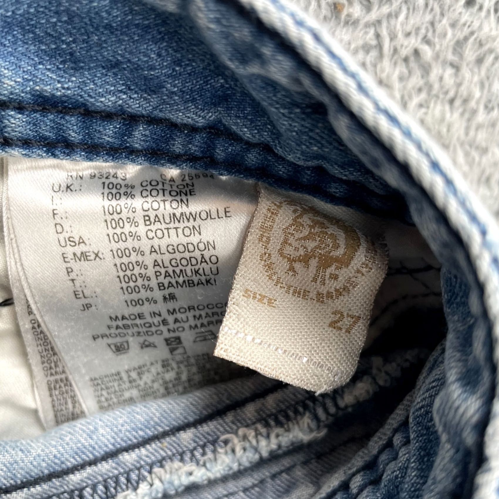 Diesel Diesel Jeans Mens 27x32 Blue Belther Regular Slim Tapered Denim 5-Pocket City Casual Mens Jeans Blue Size US 27 - 4 Thumbnail