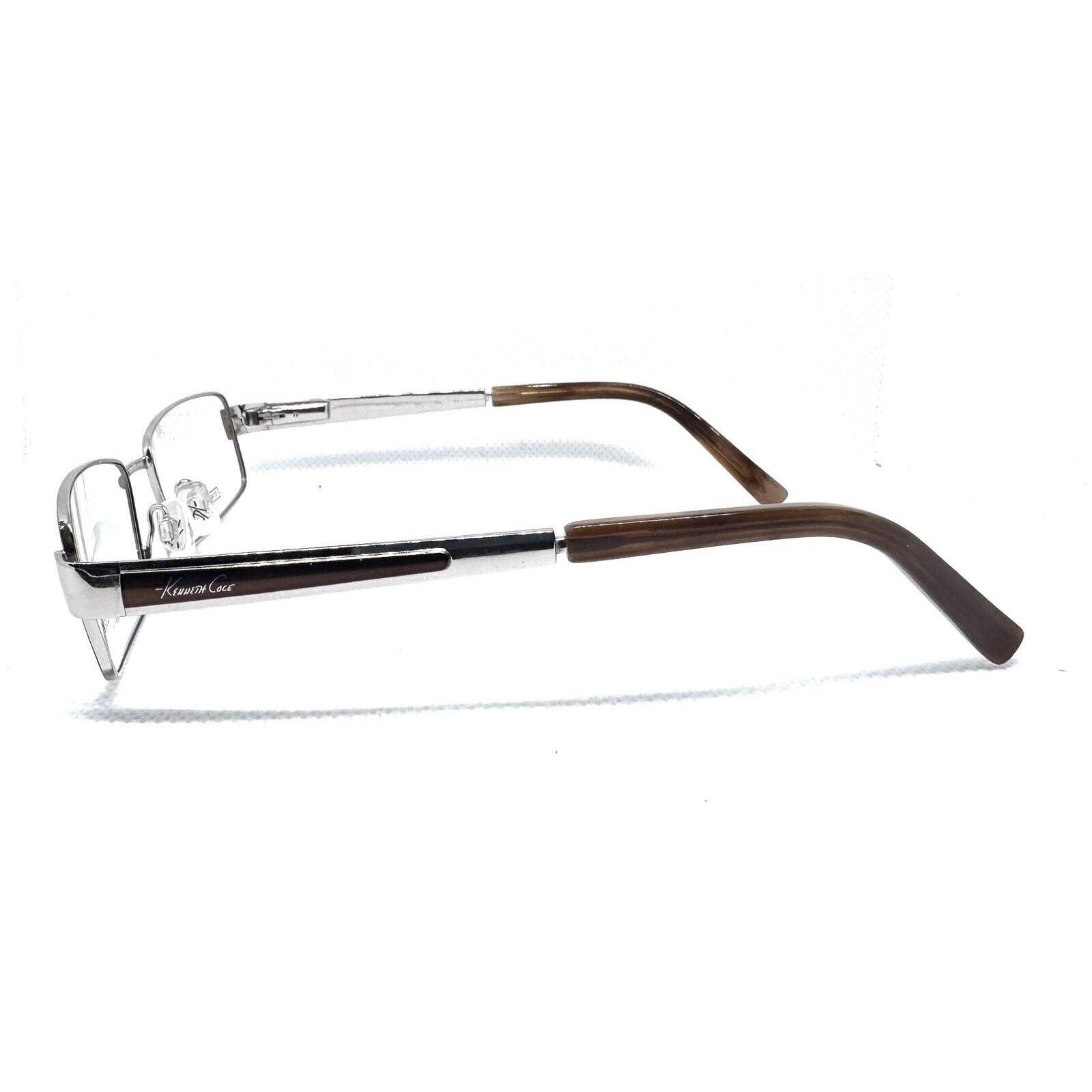 Kenneth Cole KENNETH COLE KC162 049 BROWN SILVER EYEGLASSES 52-16 Size ONE SIZE - 3 Thumbnail