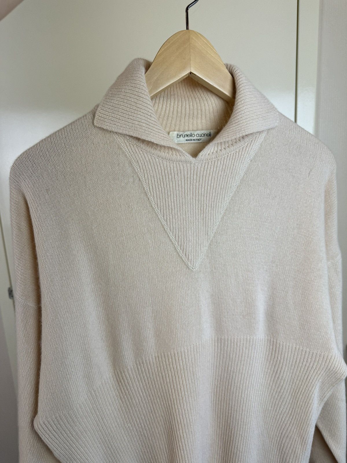 Brunello Cucinelli Brunello Cucinelli vintage wool angora Y2K sweater polo XL Size XL / US 12-14 / IT 48-50 - 13 Thumbnail