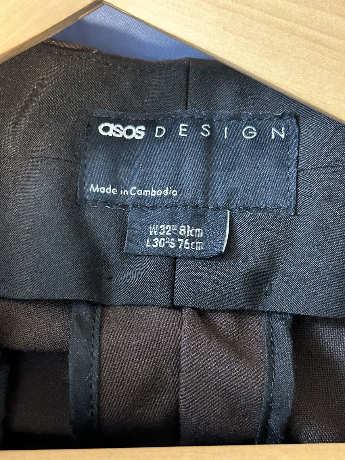 Asos asos brown wide fit pleated pants Size US 32 / EU 48 - 3 Thumbnail
