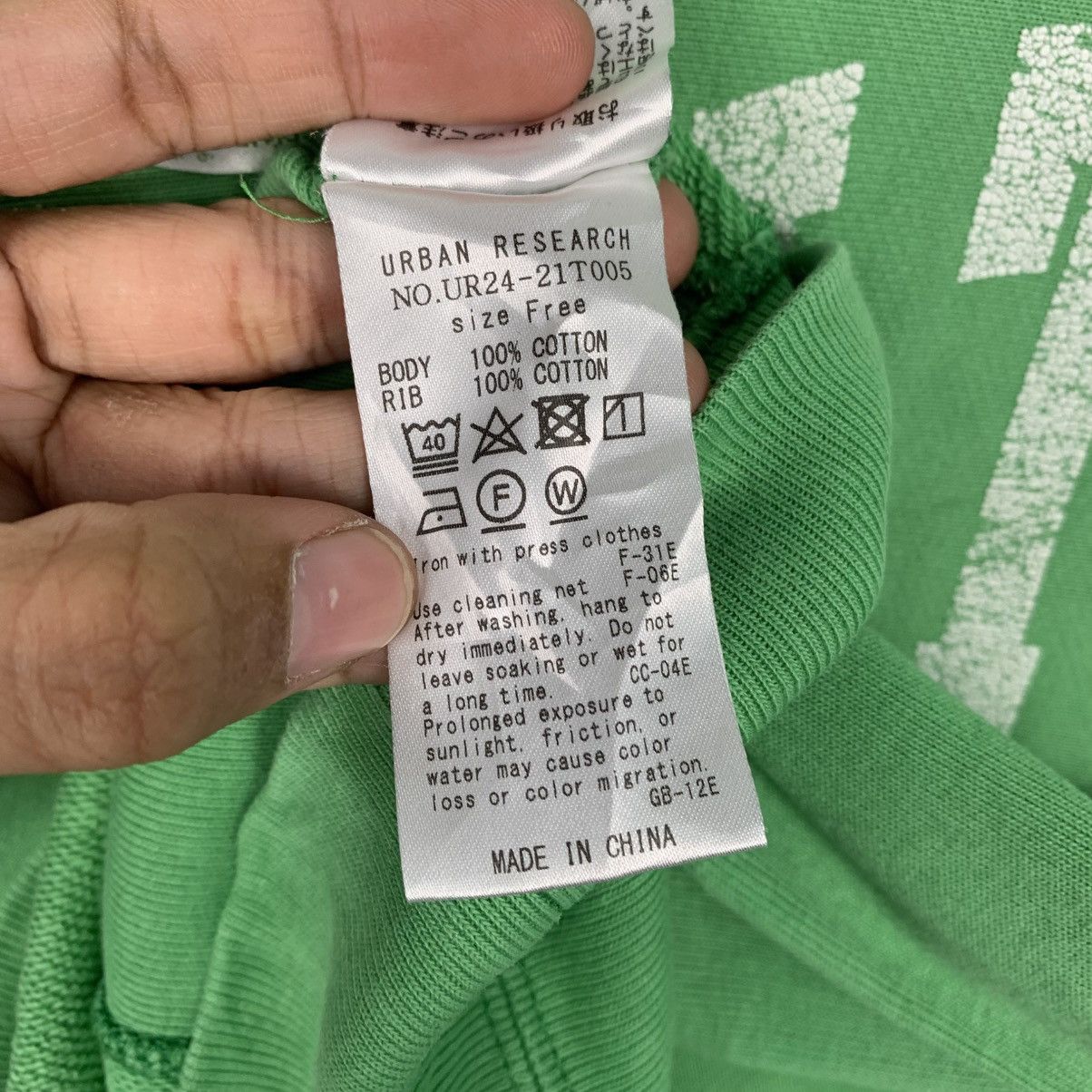 Japanese Brand Salt Lake Crewneck Green Sweatshirt Size L / US 10 / IT 46 - 13 Thumbnail