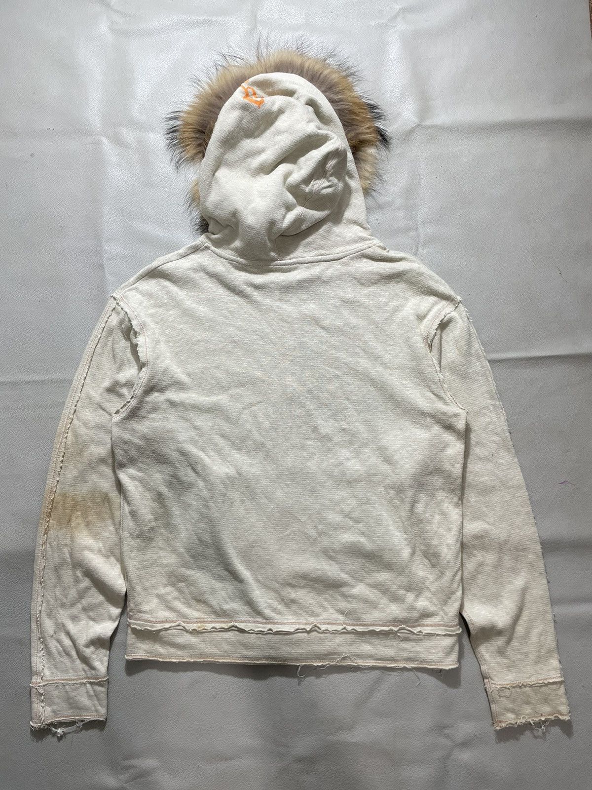 Vans Distressed Vans zip Fur hoodie ifsix lgb style Size US L / EU 52-54 / 3 - 7 Thumbnail