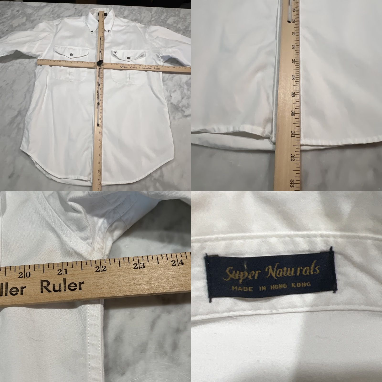 Vintage VINTAGE Browning Gold Super Naturals Cotton Button Down Shirt Mens M White Pocket Button-Up Shirt Men 90s Hunting Embroidered Pocket Regular Size US M / EU 48-50 / 2 - 9 Thumbnail