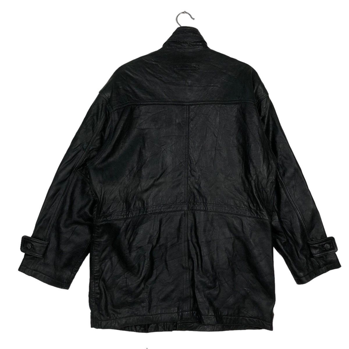 Genuine Leather 🔥90s Vintage Genuine Leather Biker Jacket Renoma Japan Made Size US L / EU 52-54 / 3 - 7 Thumbnail