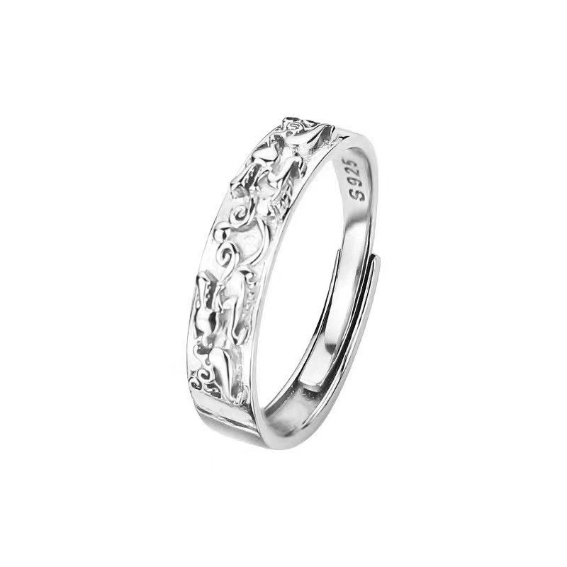 Jewelry Crazy Jewelry Rings Open Size Chrome Ring (Size 7-13) Size ONE SIZE - 5 Thumbnail