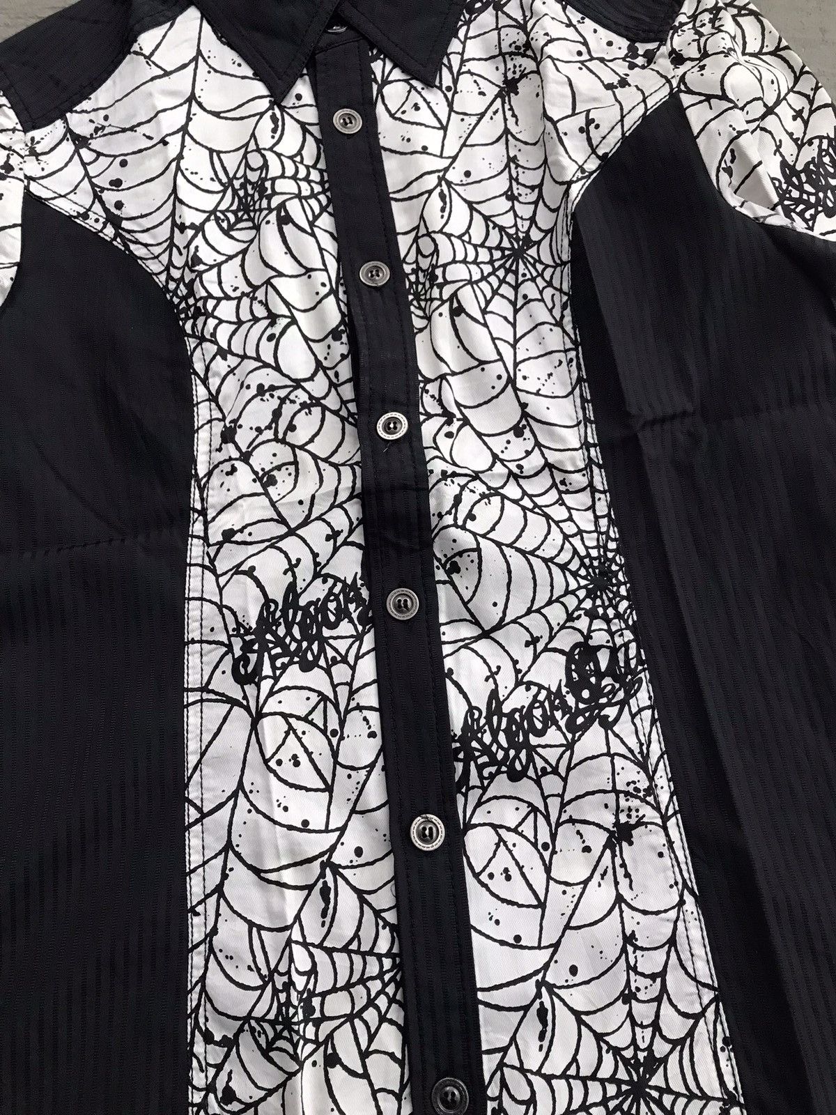 If Six Was Nine Japanese brand algonquins spyderweb gothic shirt Size US M / EU 48-50 / 2 - 3 Thumbnail