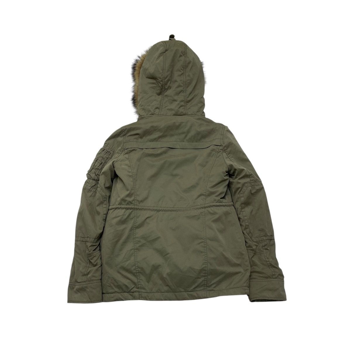 Le Grande Bleu (L.G.B.) 💥Vintage Japanese Brand Moussy Parka Faux Fur Jacket Size M / US 6-8 / IT 42-44 - 2 Thumbnail