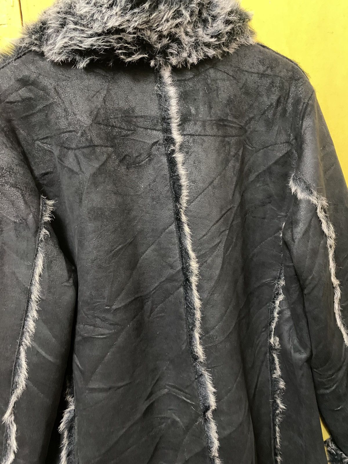 semanticdesign Semanticdesign Faux Fur Long Coat Size L / US 10 / IT 46 - 5 Thumbnail