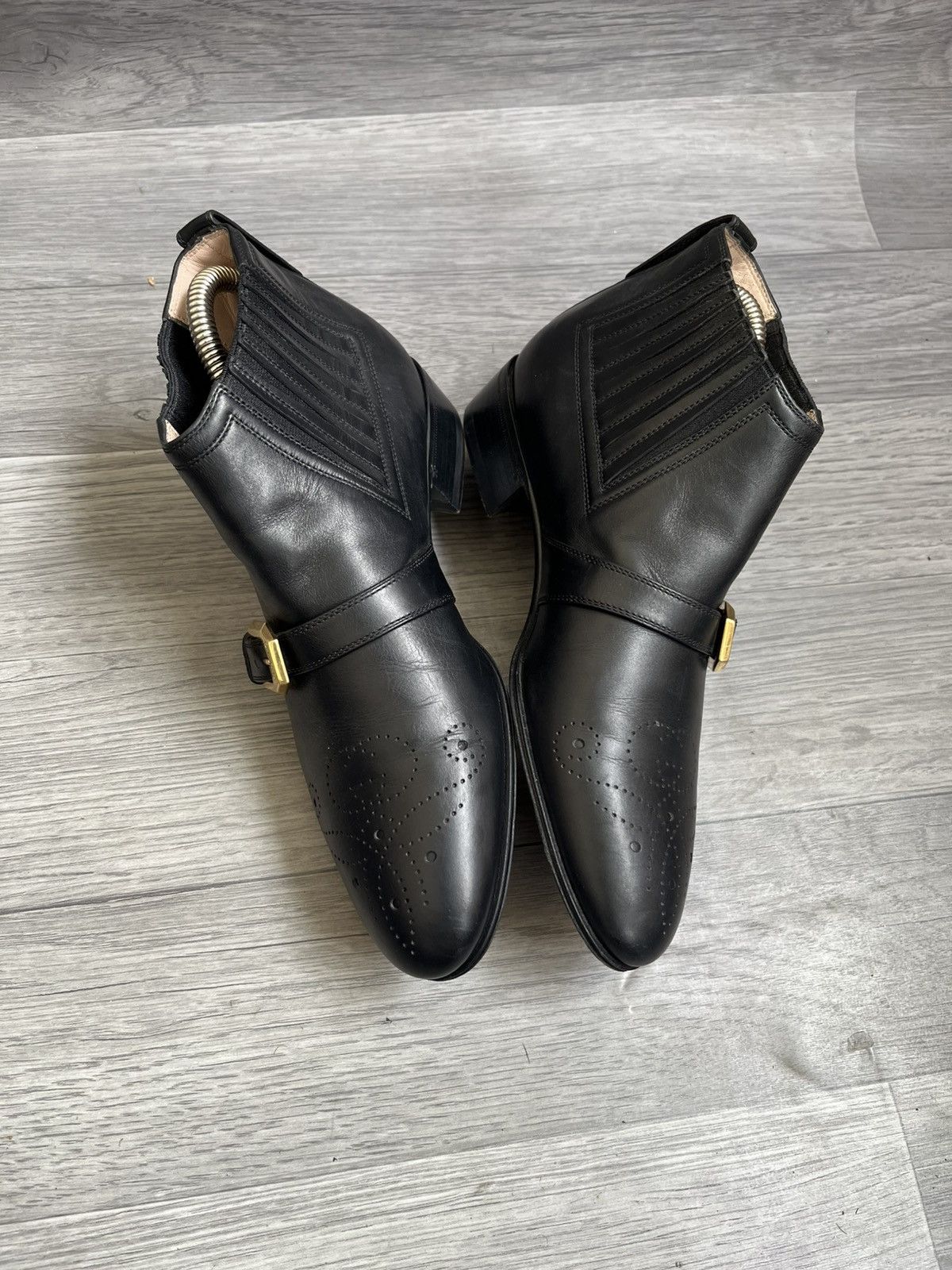 Gucci Gucci brouges leather chelsea ankle boots Size US 6 / IT 36 - 8 Thumbnail