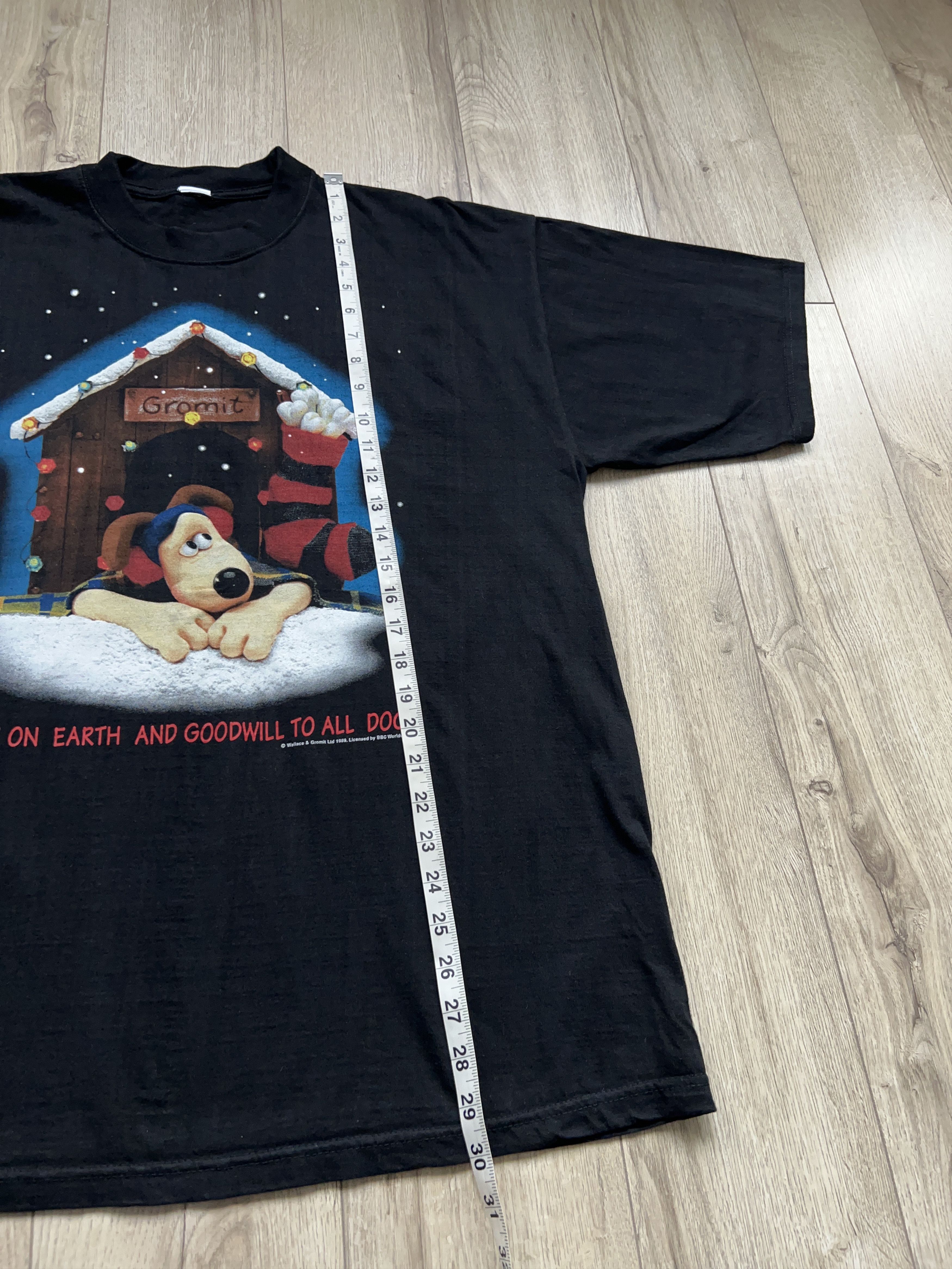 Cartoon Network × Vintage 1989 Wallace and Gromit Place on Earth and Goodwill T Shirt Size US XL / EU 56 / 4 - 7 Thumbnail