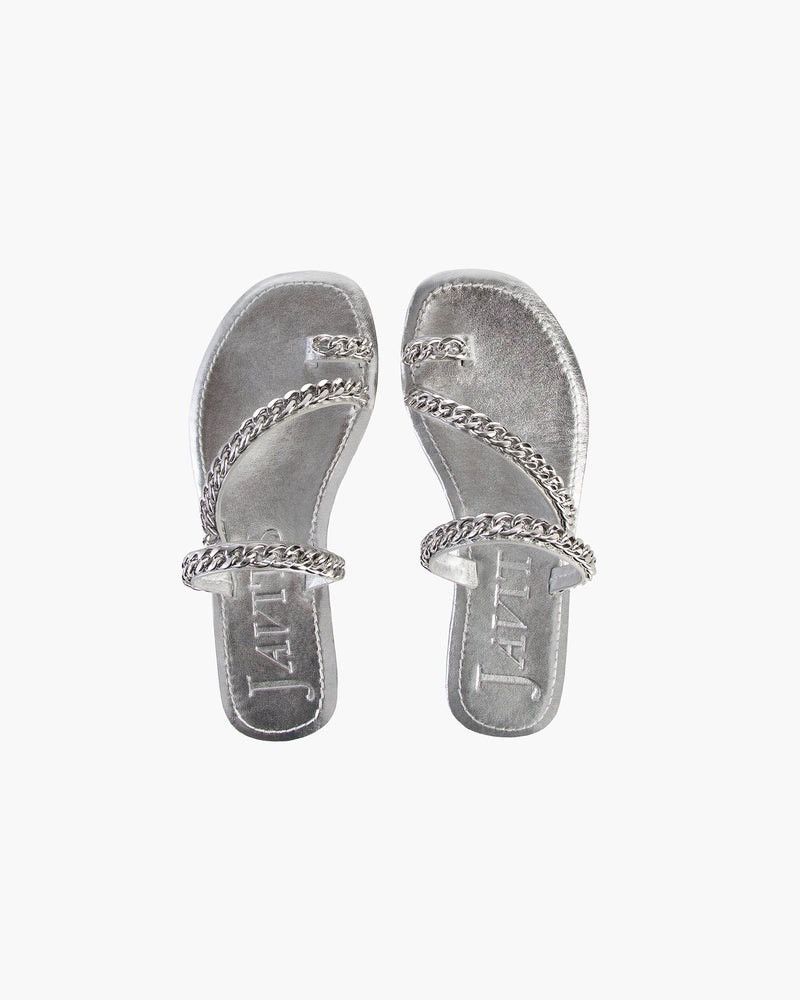Other ERIC JAVITS CHAINMI TOE LOOP SANDAL SILVER SIZE 10 Size US 10 / IT 40 - 3 Thumbnail