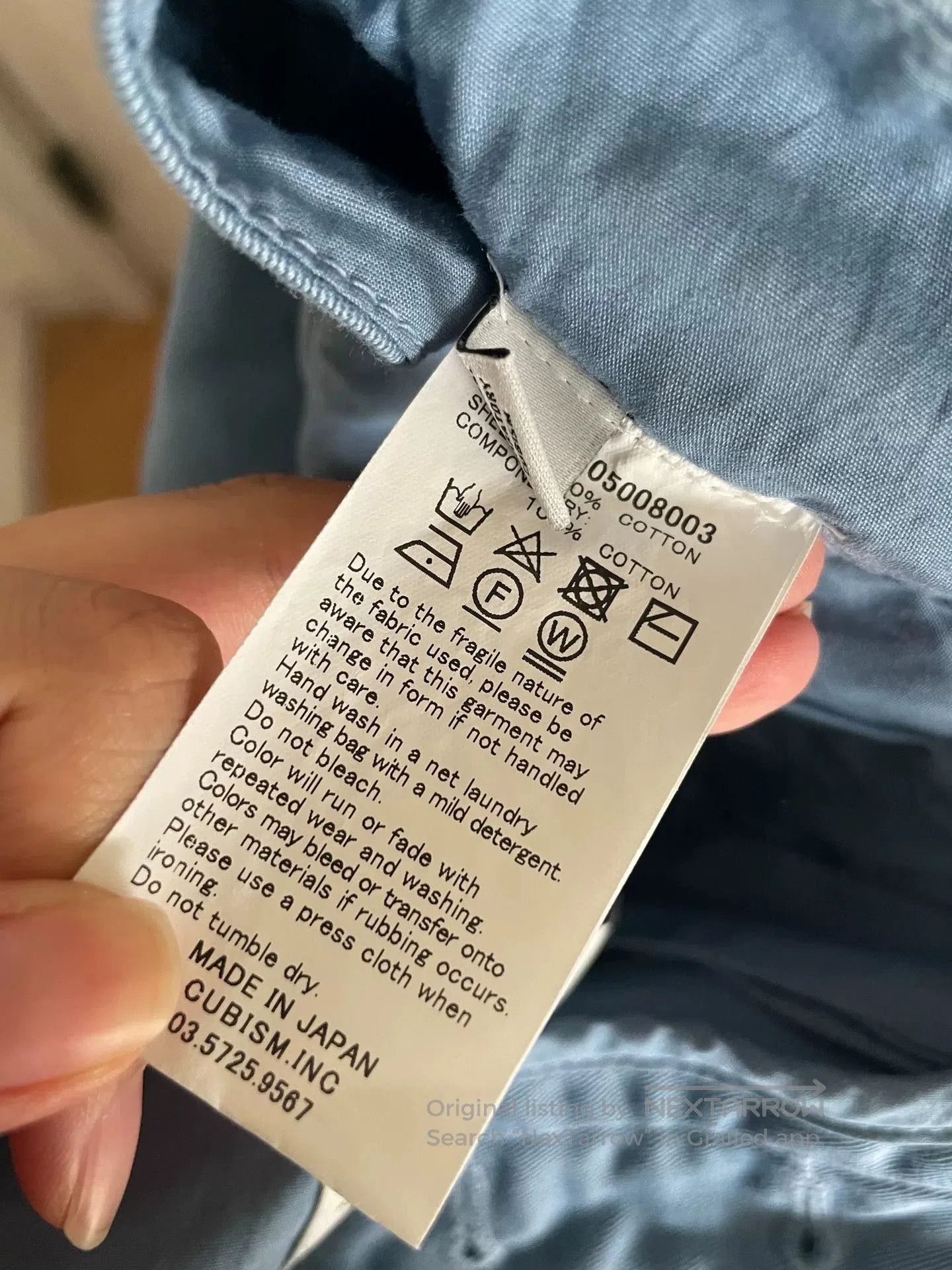 Visvim visvim HAKAMA Blue Cotton Pants. Size US 26 / EU 42 - 4 Thumbnail